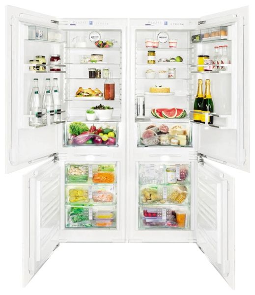 Встраиваемый многокамерный холодильник